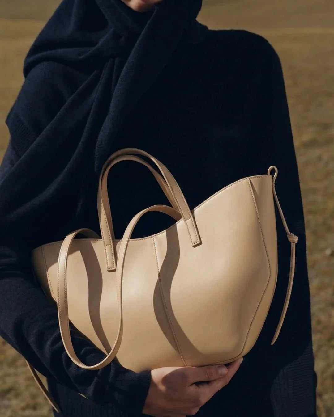 Caramel Flow Beige Bag 2026 — Best Selling Curved Bag Women Pakistan