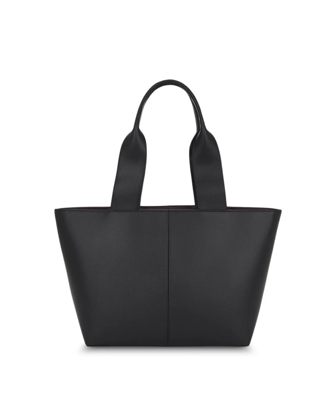 Uni Tote Bag Black – Spacious Faux Leather Tote Bag for Women | mylight.pk