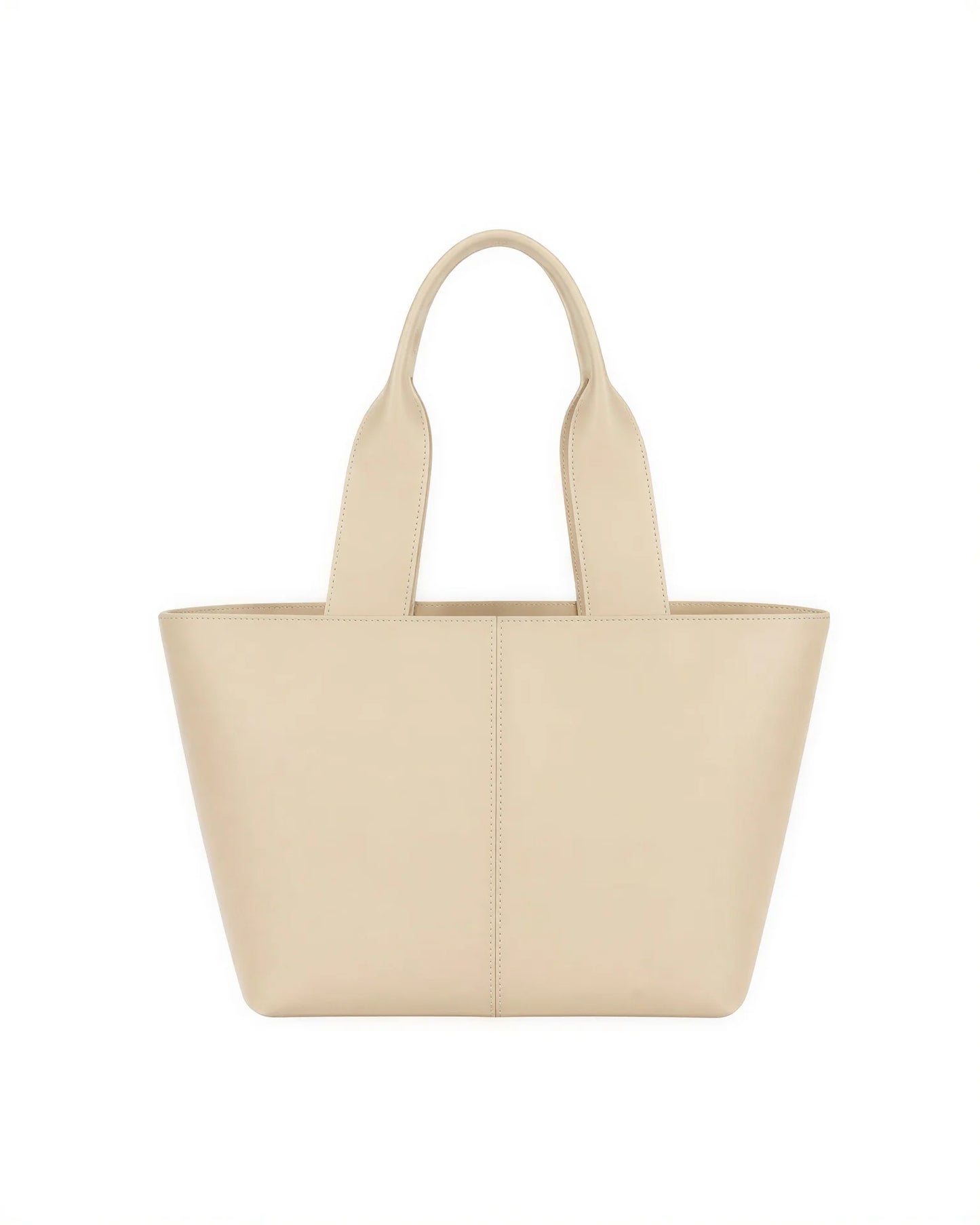 Uni Tote Bag Beige – Elegant Faux Leather Tote Bag for Women | mylight.pk