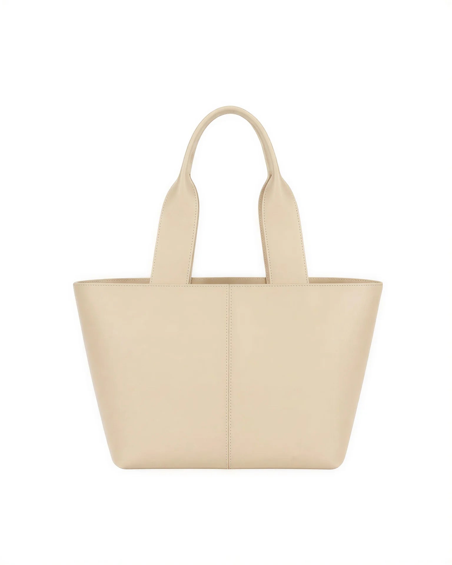 Uni Tote Bag Beige – Elegant Faux Leather Tote Bag for Women | mylight.pk
