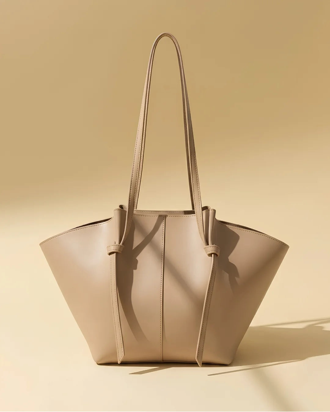 Amara Tote Beige Bag on matching background — Elegant Tote Pakistan | MYLIGHT.PK