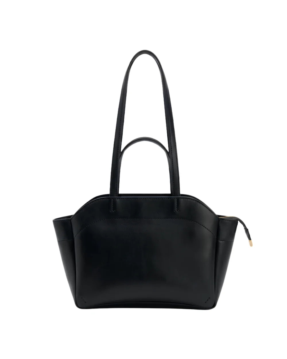 Zara Black Bag front view — Structured Wing Tote Bag for Women Pakistan | MYLIGHT.PK