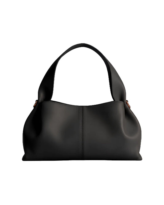 Classic black leather handbag for women in Pakistan - The Haven Collection by My Light