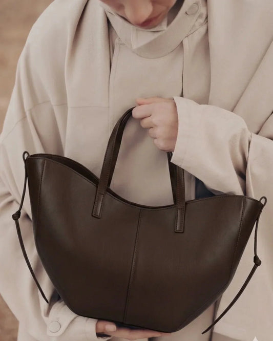 Caramel Flow Dark Brown Bag side — Women Favourite Bag Pakistan | MYLIGHT.PK